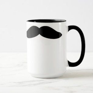 Mustache cup