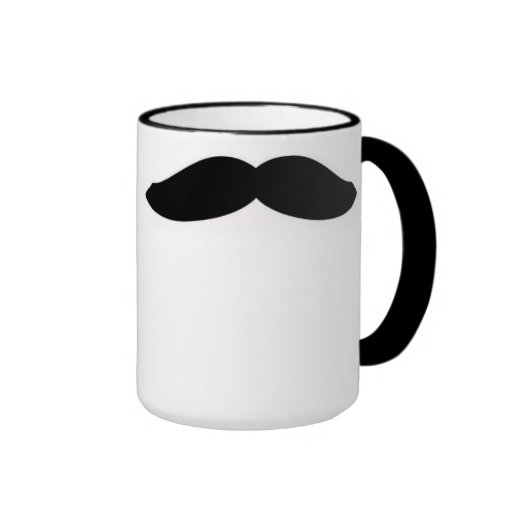 Mustache cup ringer coffee mug | Zazzle