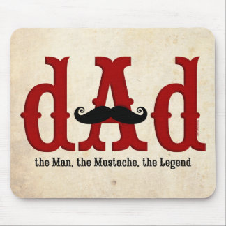 Mustache Dad Mousepad