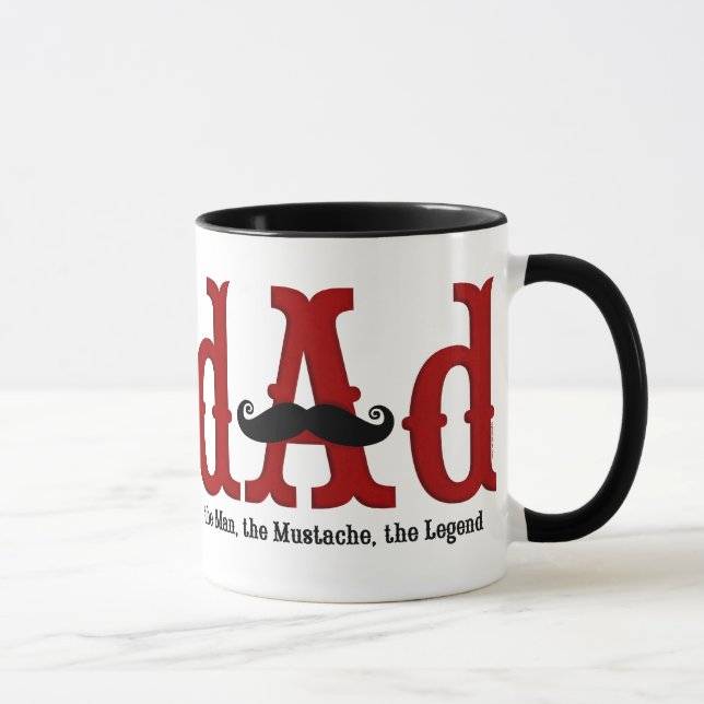 Mustache Dad Mug (Right)