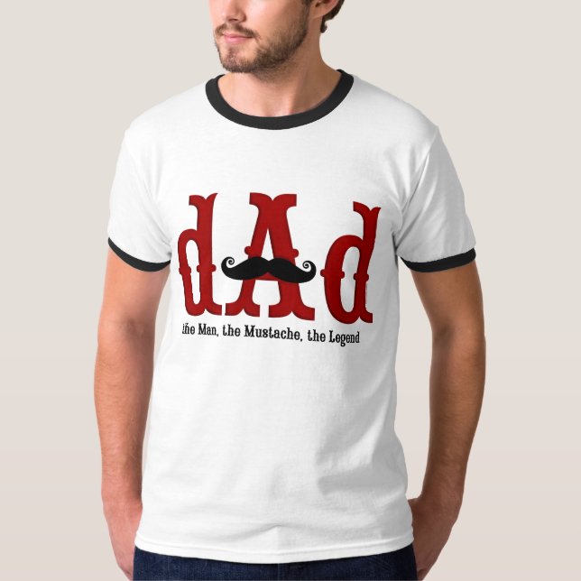 Mustache Dad T-Shirt (Front)