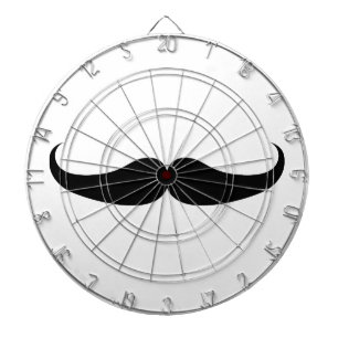 Mustache Dartboard