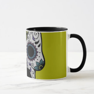 Mustache Day of the Dead Mug