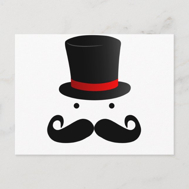 Mustache Design Postcard (Front)