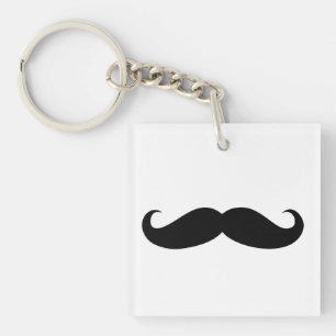 Mustache Disguise Funny Keychain
