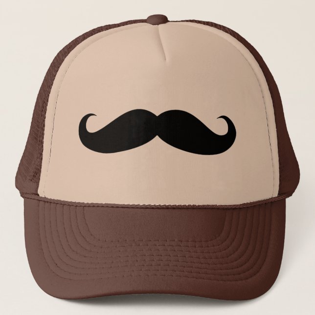Mustache Disguise Funny Trucker Hat (Front)