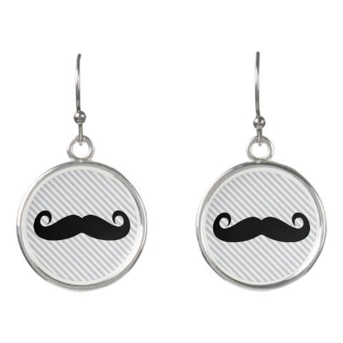 Mustache Earrings