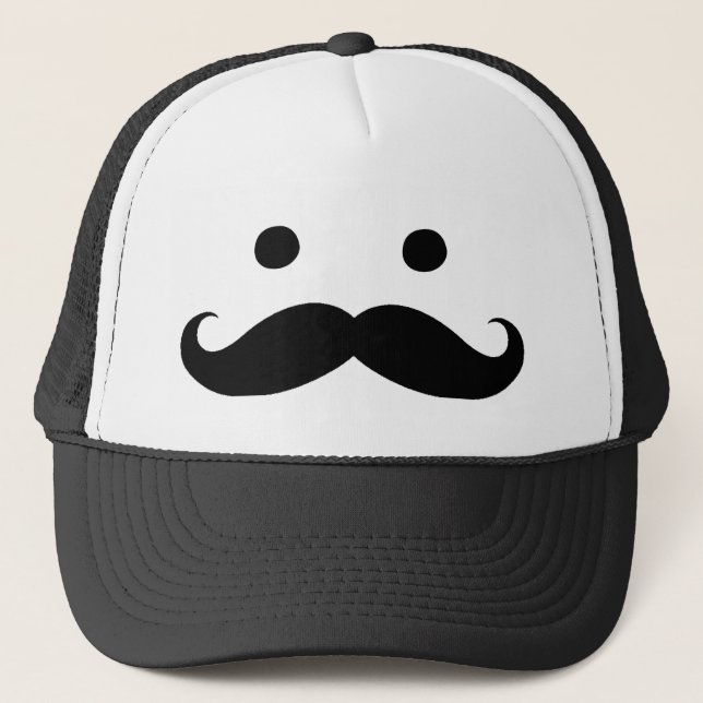 Mustache Face Hat (Front)