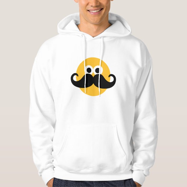 Mustache face hoodie (Front)