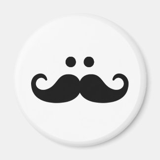 Mustache face magnet