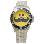 Mustache Face Watch at Zazzle