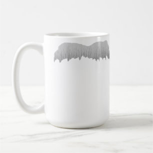 Mustache Fit for a Genius Coffee Mug