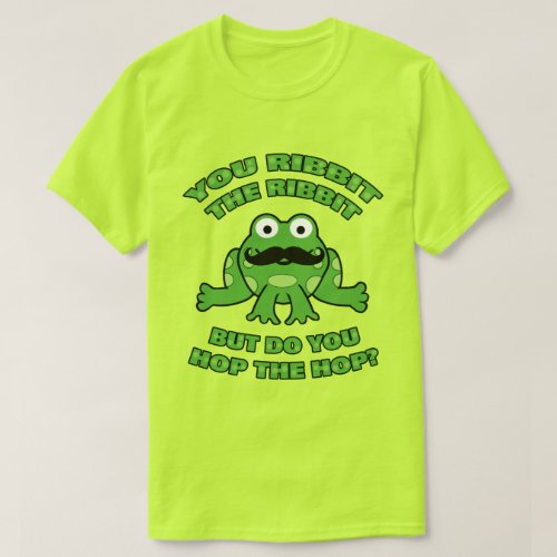 Mustache Frog Hop the Hop T_Shirt
