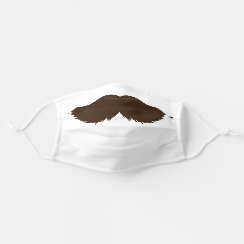 Mustache Funny Clever Joke Cute Silly Humorous Adult Cloth Face Mask