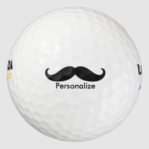 Mustache Golf Balls