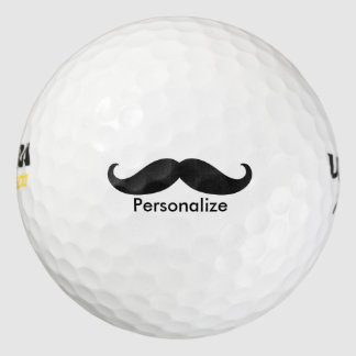Mustache Golf Balls