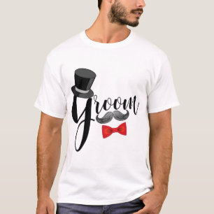 Mustache Groom T-Shirt