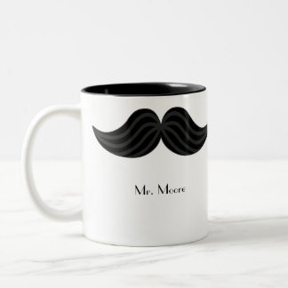 Mustache Groom's Right-handed Mug