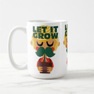 Mustache Growth Adventure Coffee Mug