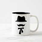 Mustache & Hat Pictogram Mug