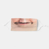 Mustache Hipster Face Mouth Beard Man Laughing Adult Cloth Face Mask (Front, Folded)