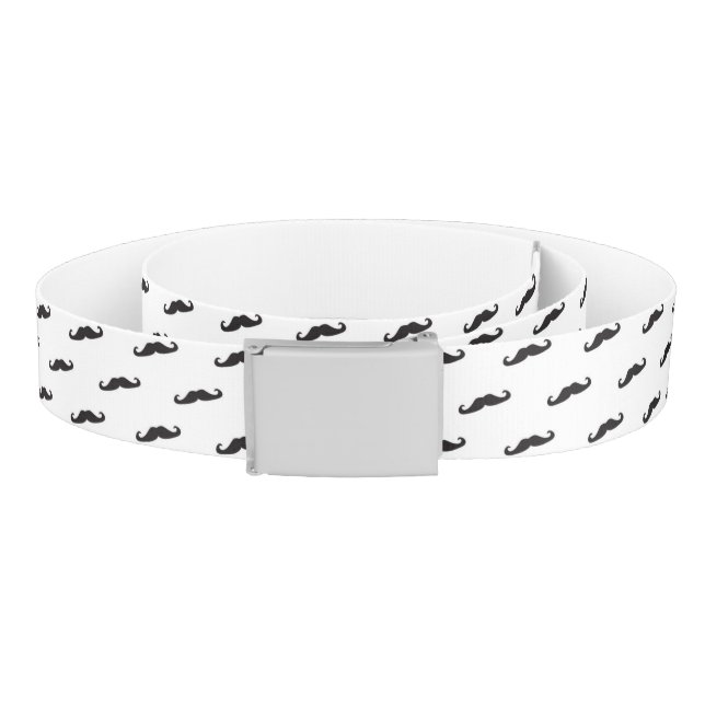 Mustache hipster pattern 2 belt (Coil)