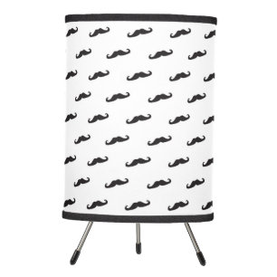 Mustache hipster pattern 2 tripod lamp