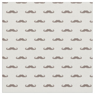 Mustache hipster pattern 3 fabric