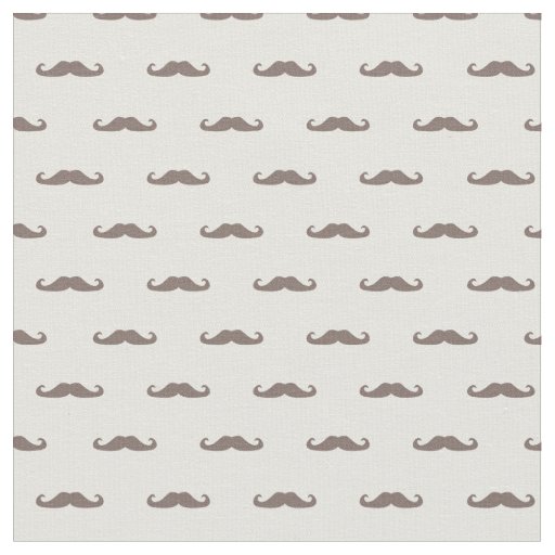 Mustache hipster pattern 3 fabric