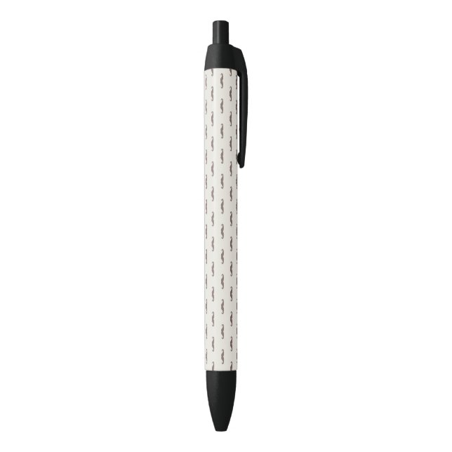 Mustache hipster pattern 3 pen (Bottom (Vertical))