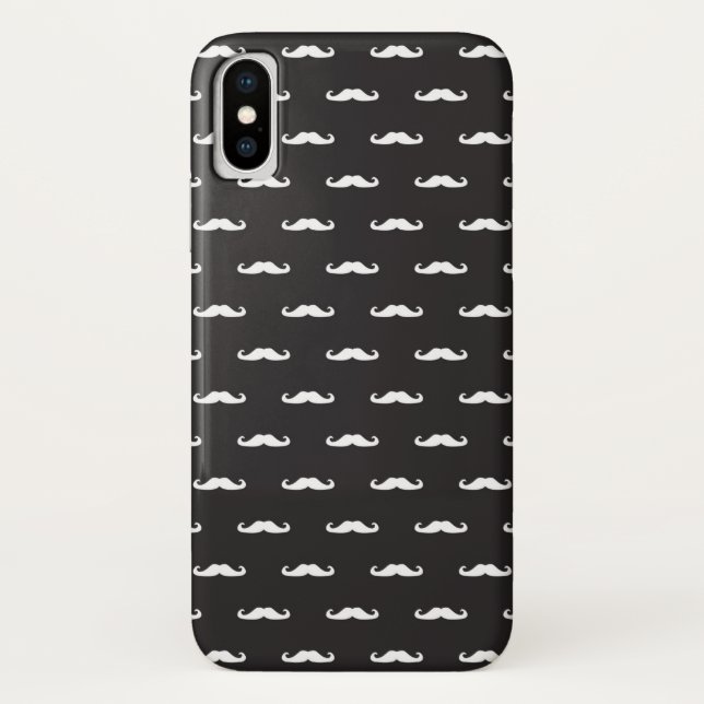 Mustache hipster pattern Case-Mate iPhone case (Back)