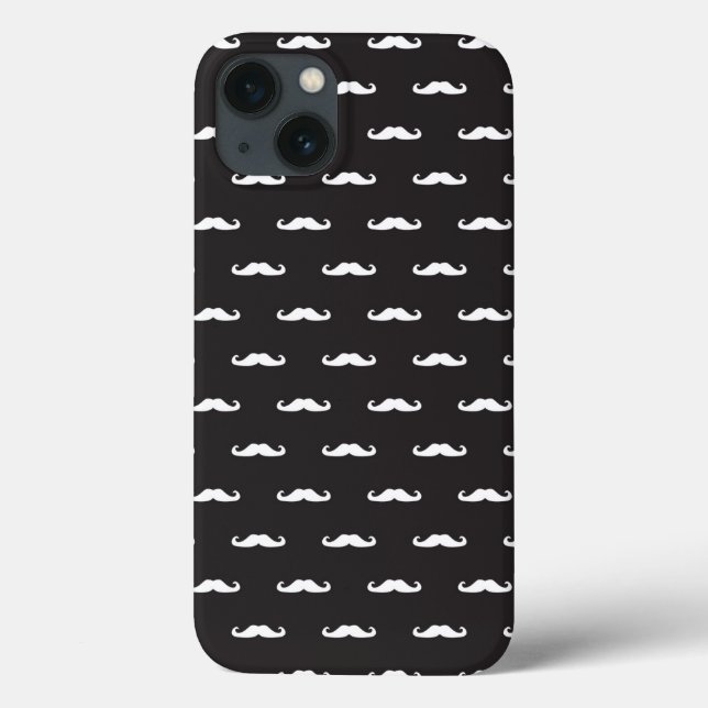 Mustache hipster pattern Case-Mate iPhone case (Back)