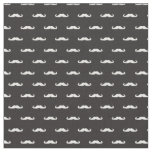 Mustache hipster pattern fabric