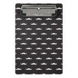 Mustache hipster pattern mini clipboard