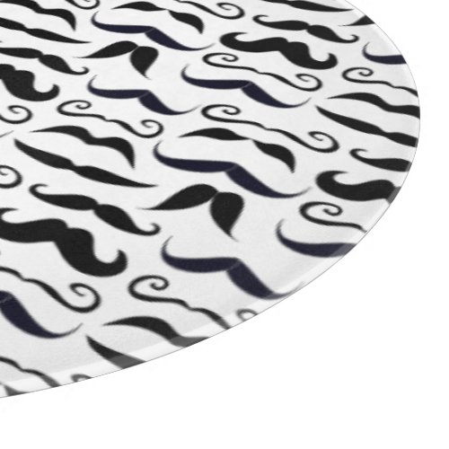 Mustache Hipster Retro Pattern Cutting Board