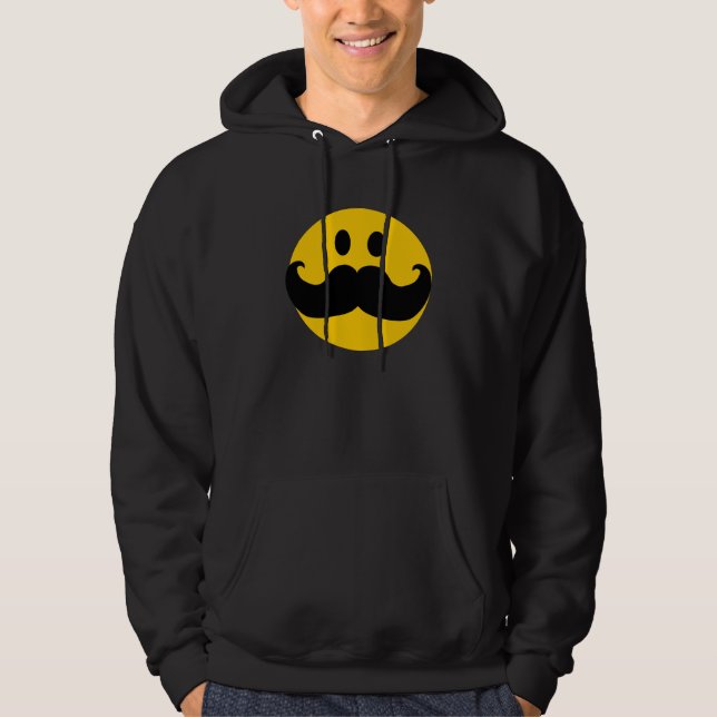 Mustache Hoodie (Front)