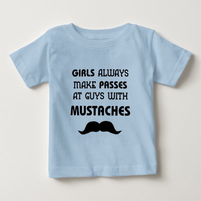 Mustache Infant T-Shirt (Front)