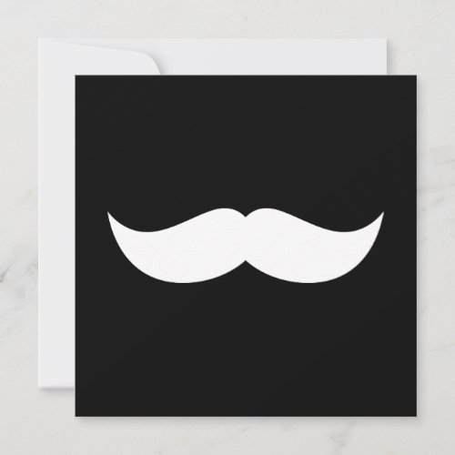 Mustache Invitation