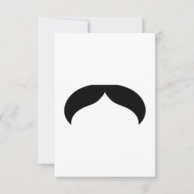 Mustache Invitation (Front)