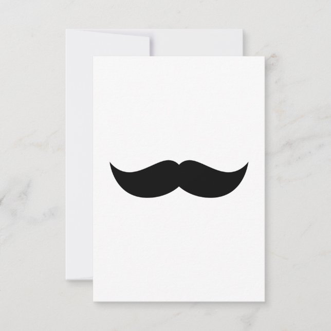 Mustache Invitation (Front)