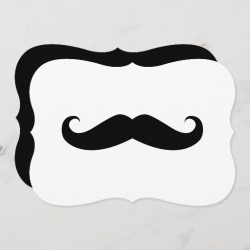 Mustache Invitation