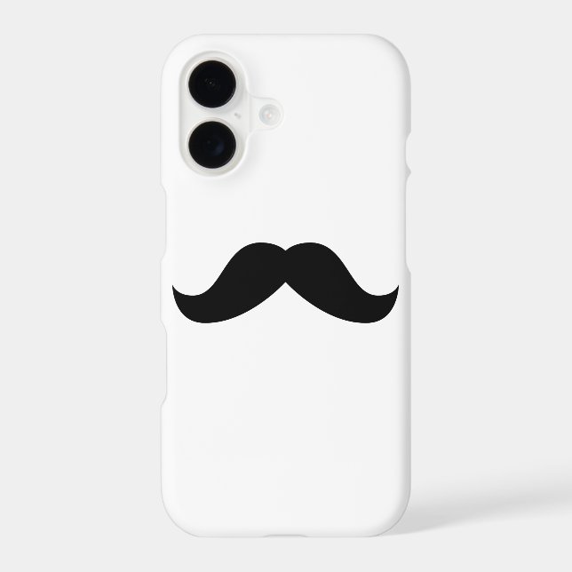 Mustache Iphone Case (Back)