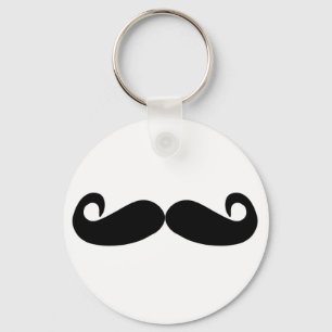 Mustache Keychain
