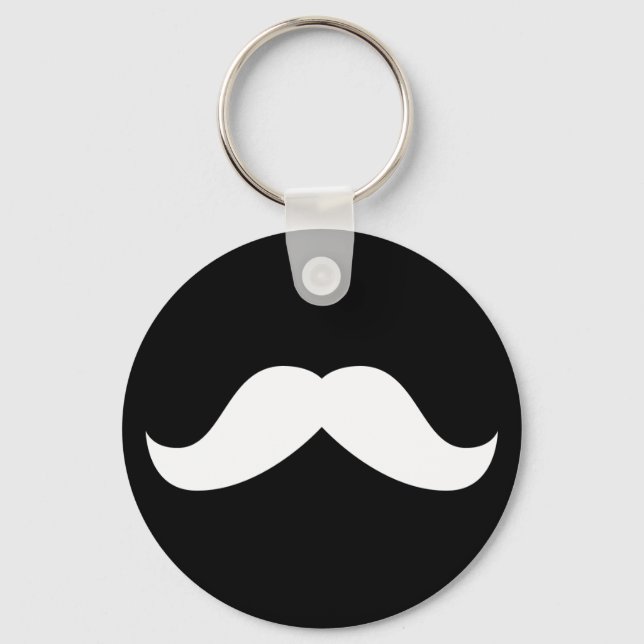 Mustache Keychain (Front)