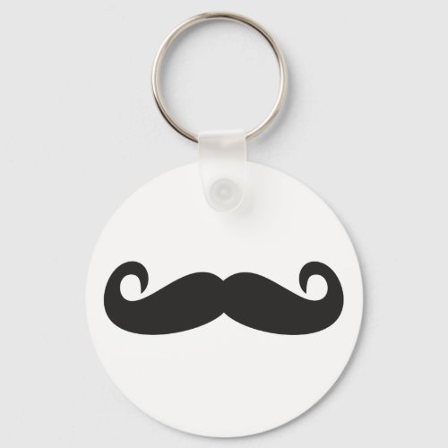 Mustache Keychain