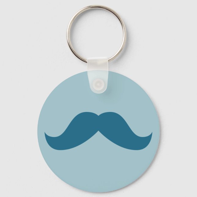 Mustache Keychain (Front)