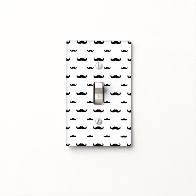 Mustache Light Switch Cover (In Situ)