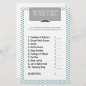 Mustache / Little Man Baby Shower Price is Right (Front/Back)