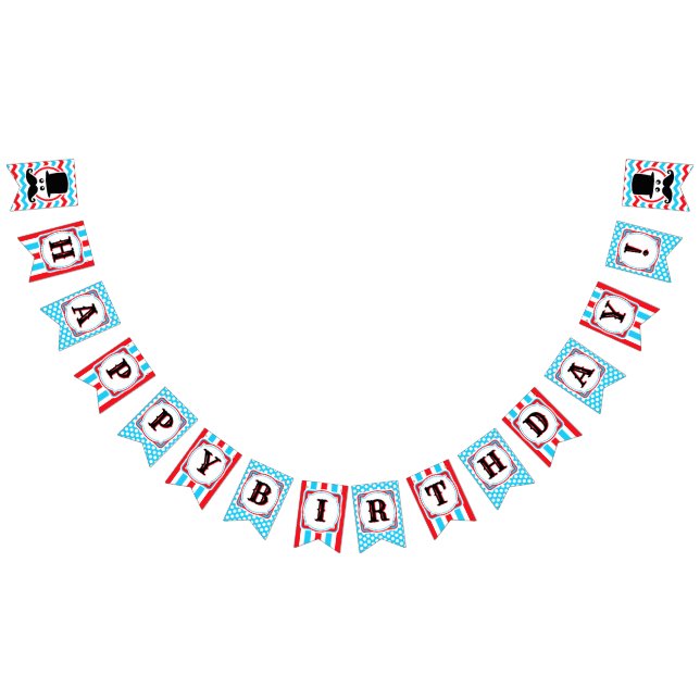 Mustache Little Man Birthday Party Banner Editable (All)
