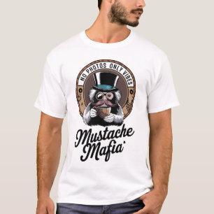 Mustache Mafia Vibes – Steampunk Tamarin T-Shirt